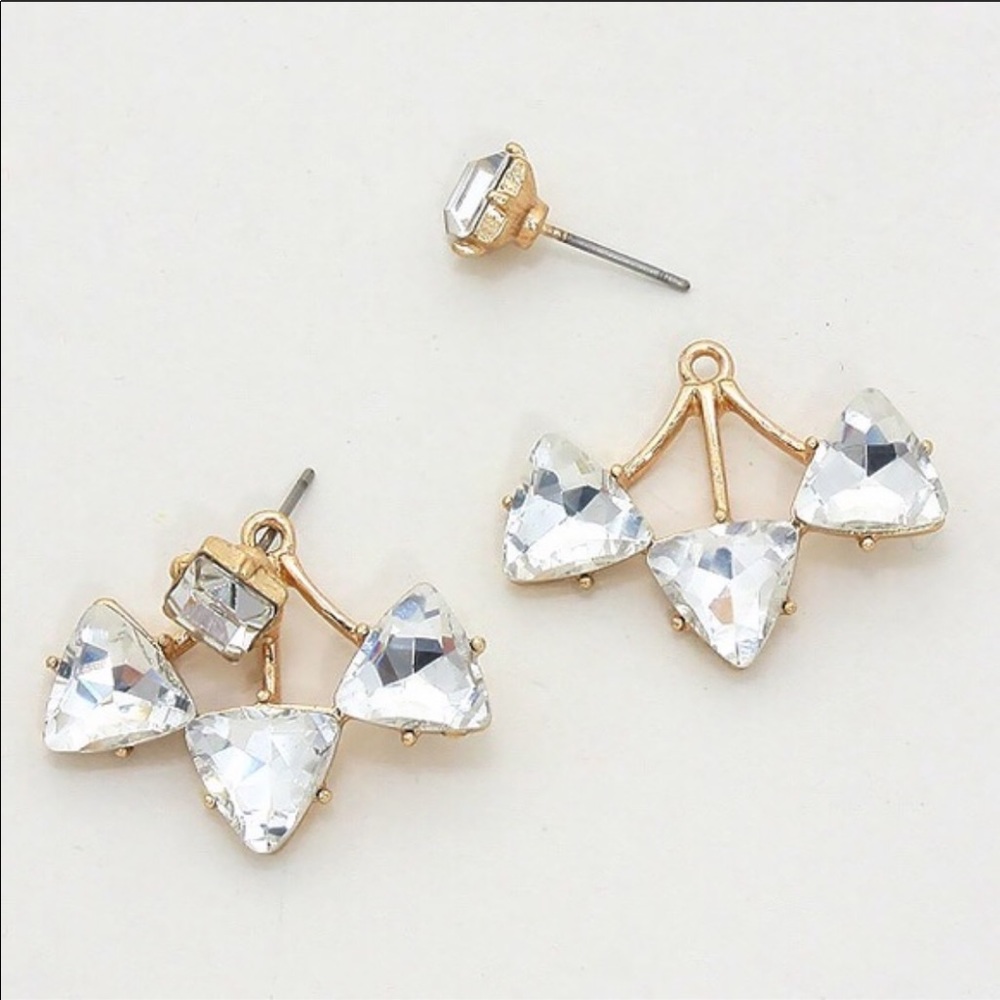 ⚡️Rhinestone Ear Jacket - Picture 2 of 3